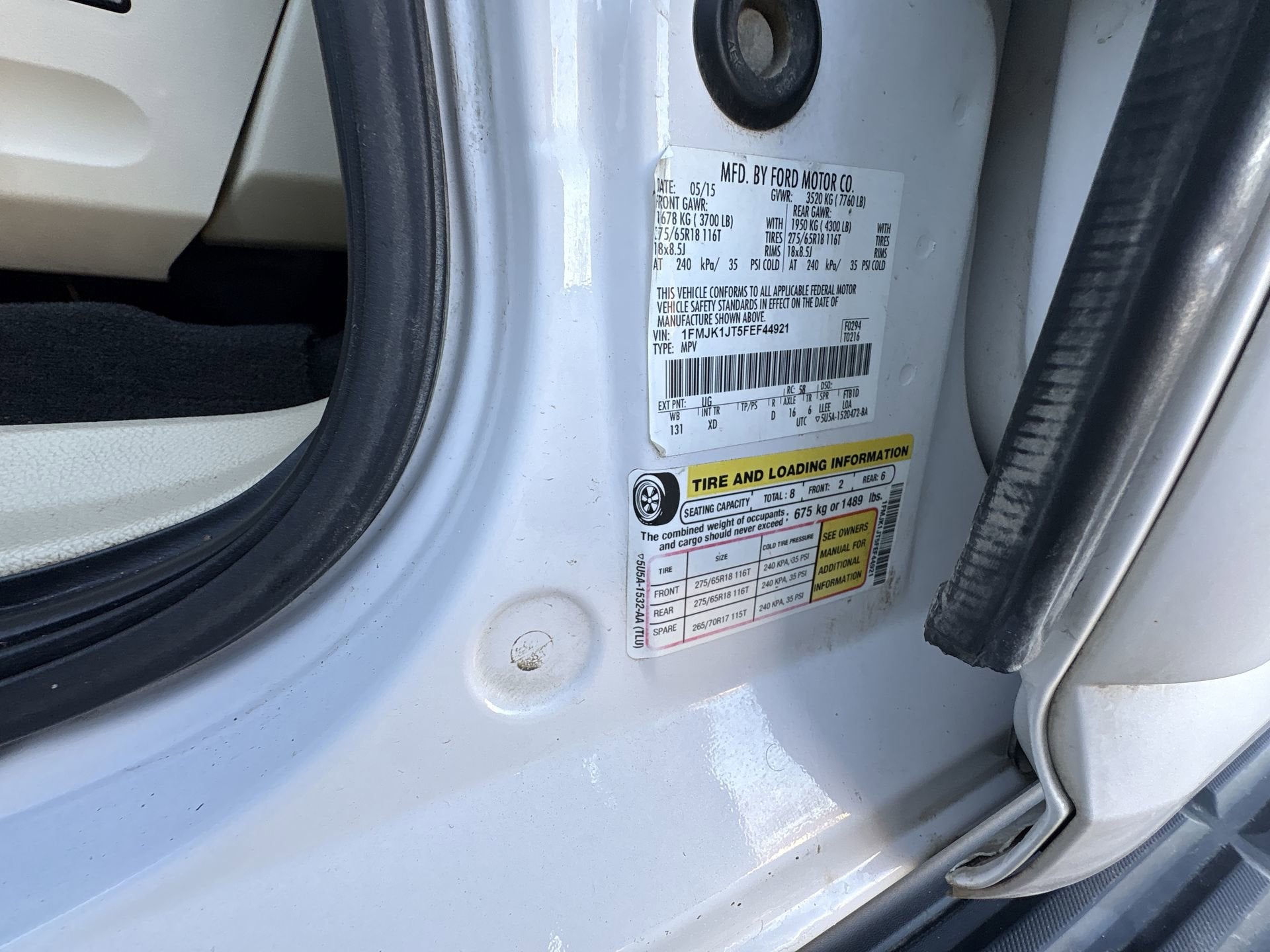 2015 Ford Expedition EL XLT