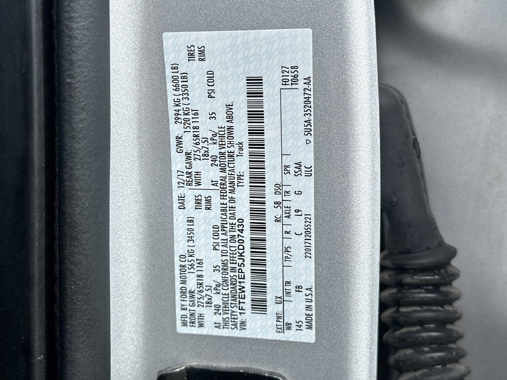2018 Ford F-150 XLT