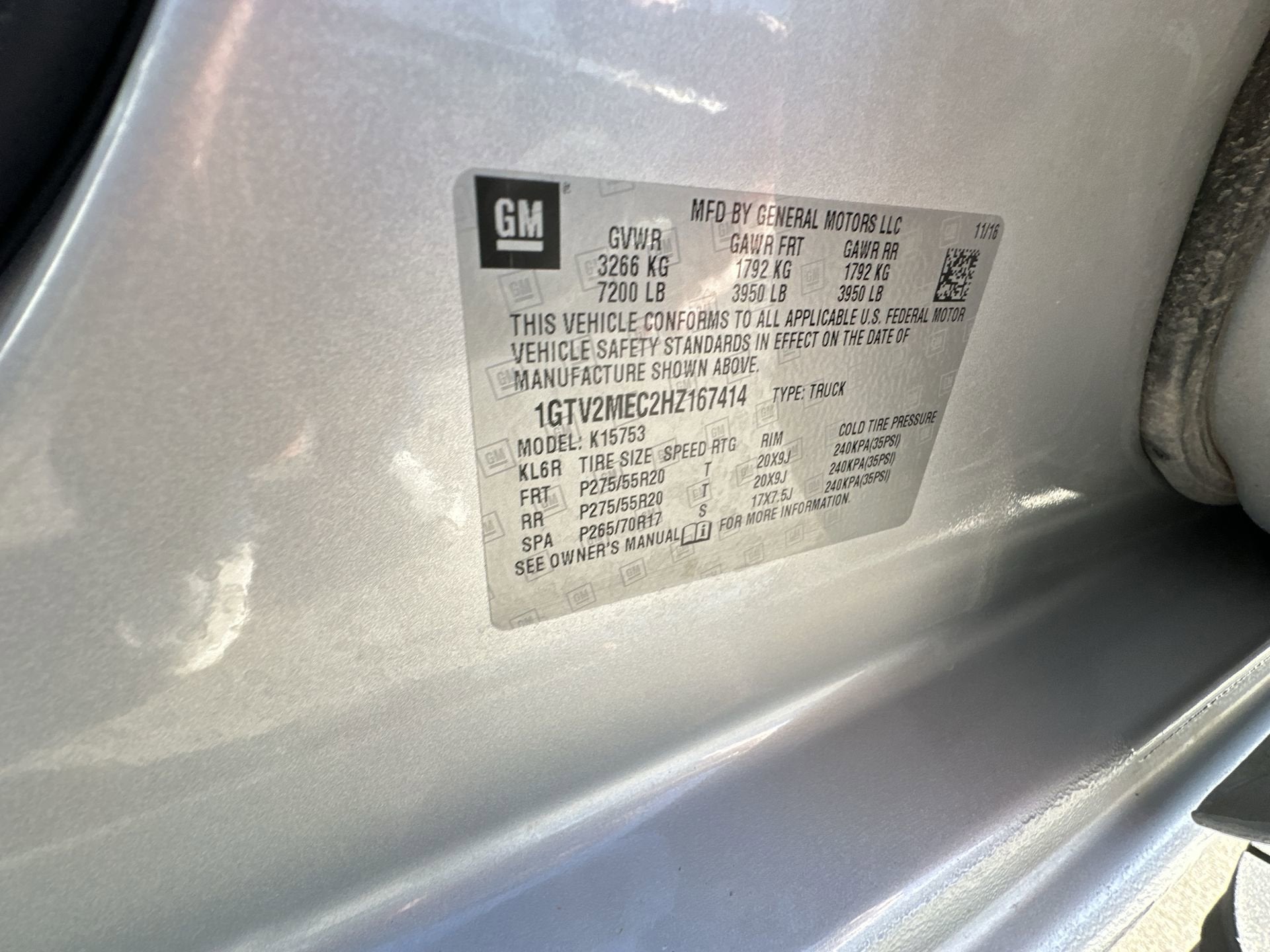 2017 GMC Sierra 1500 SLE