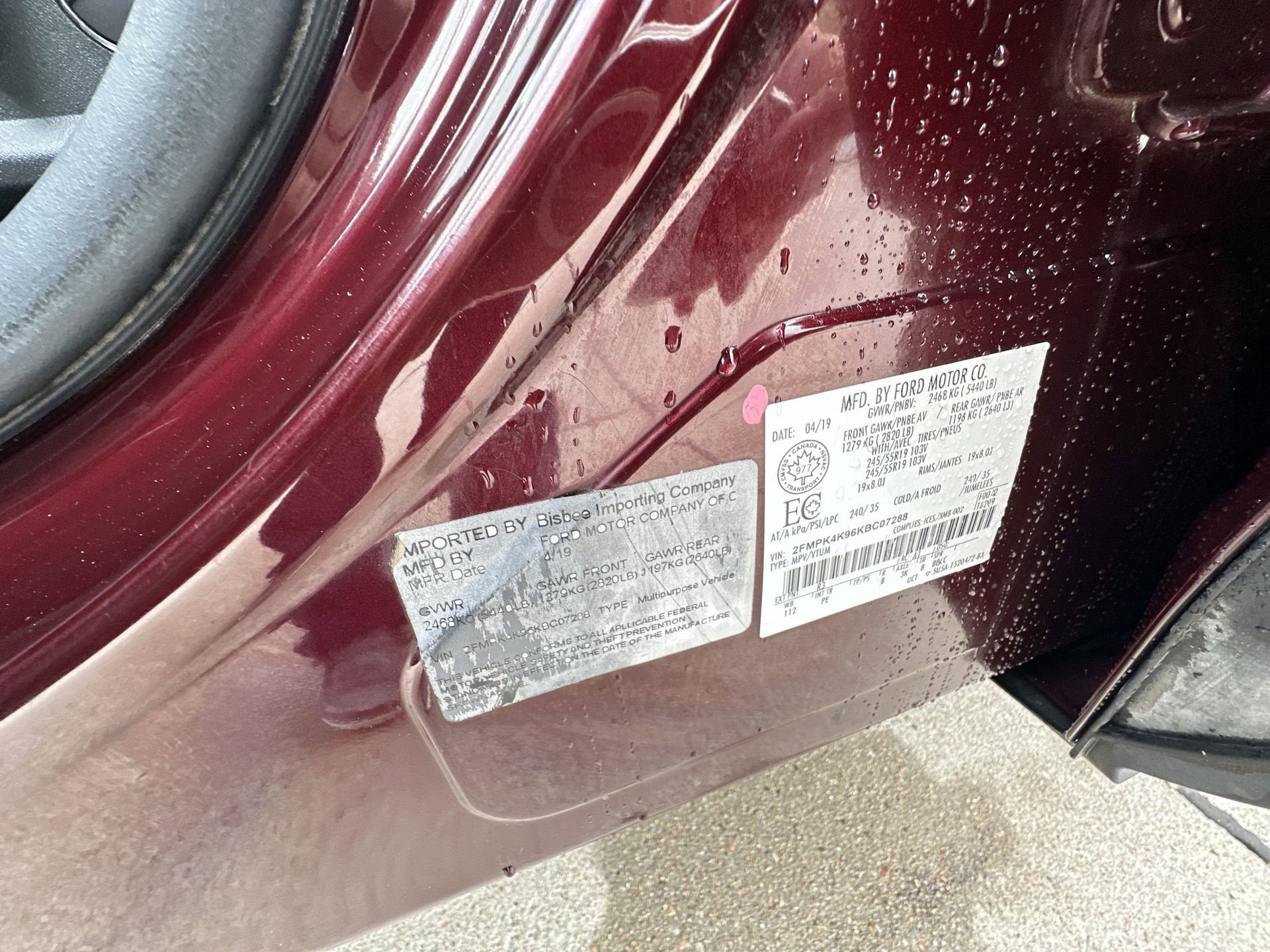 2019 Ford Edge Titanium