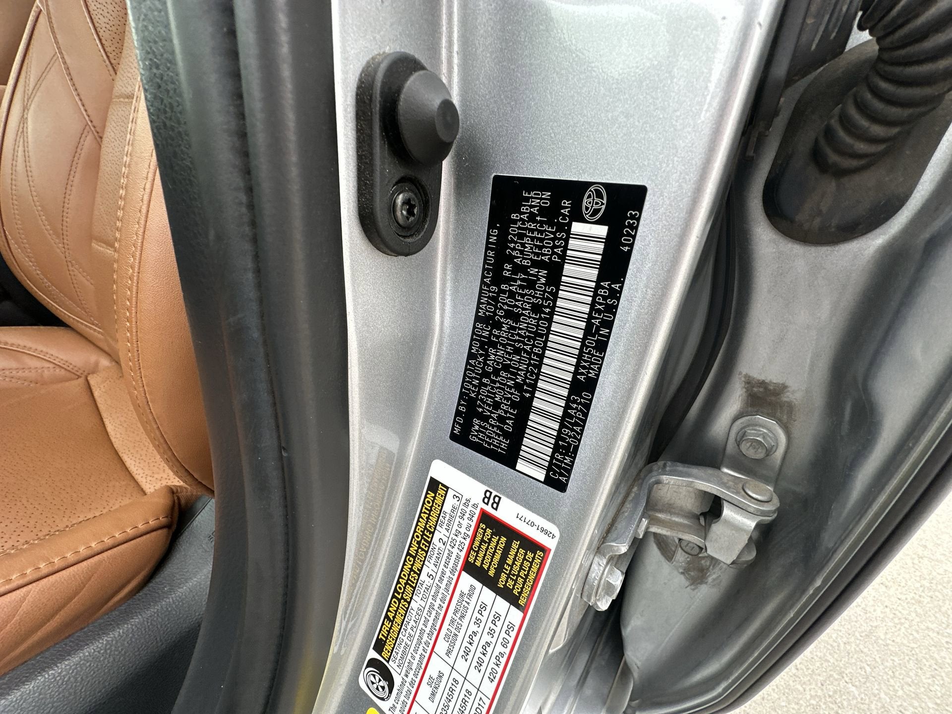 2020 Toyota Avalon Hybrid Limited