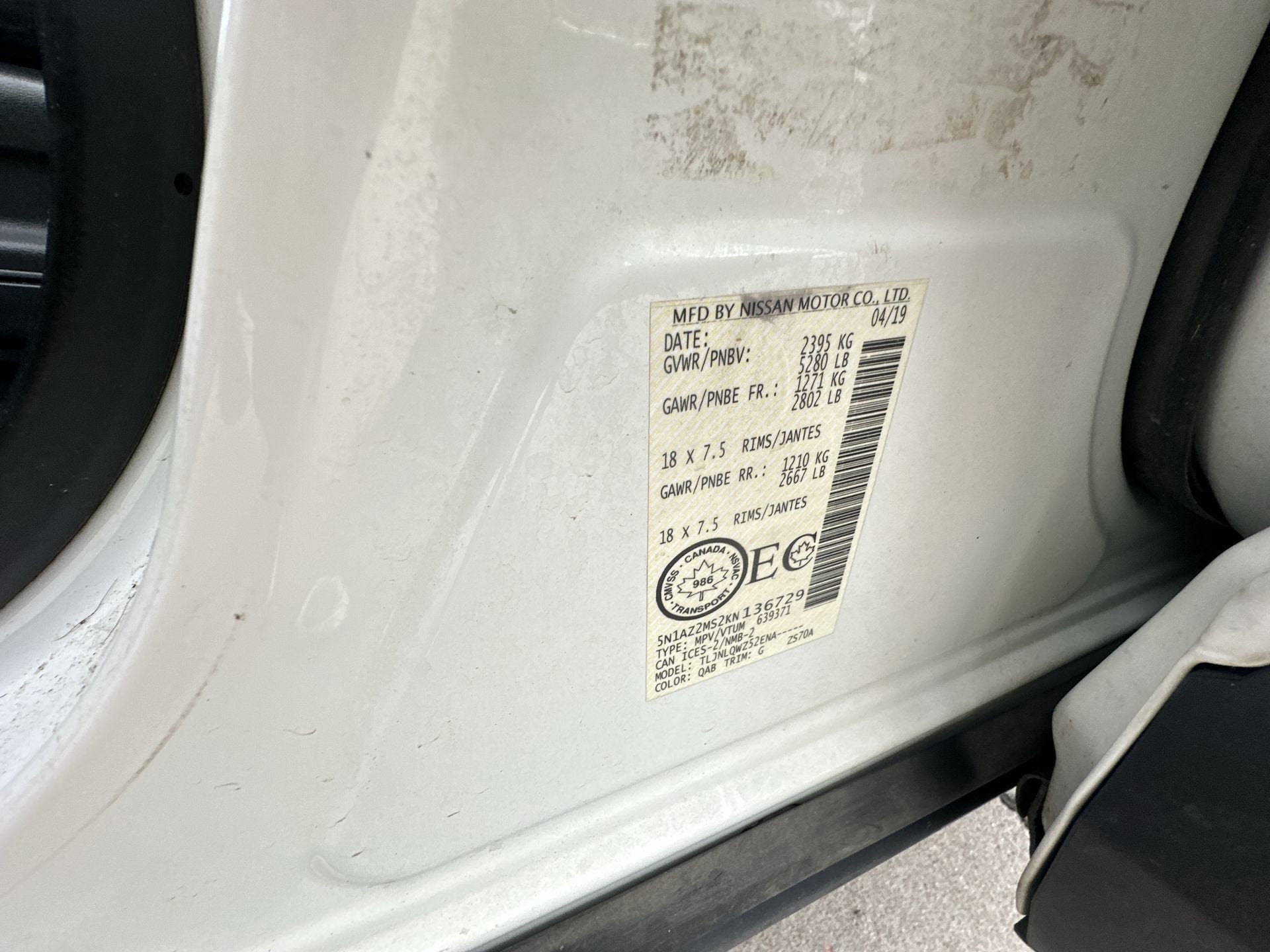 2019 Nissan Murano S