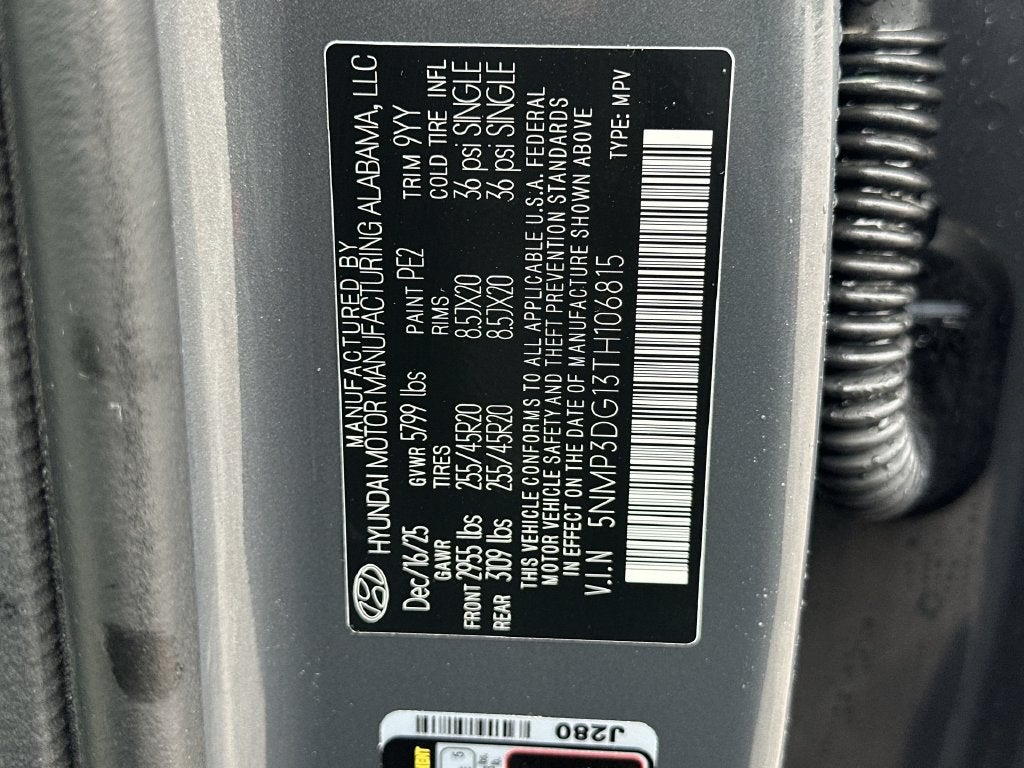 2026 Hyundai Santa Fe Hybrid Limited 7 Passenger