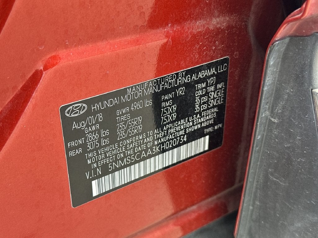 2019 Hyundai Santa Fe Ultimate 2.0T