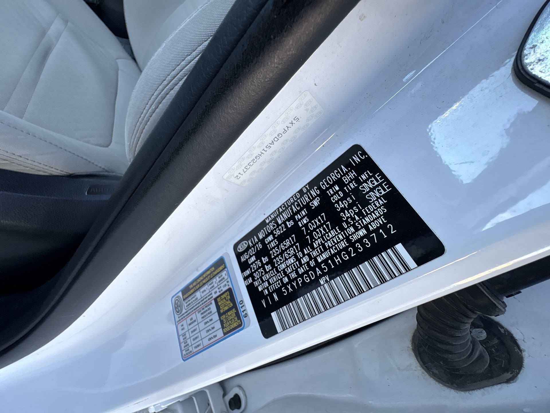 2017 Kia Sorento LX V6