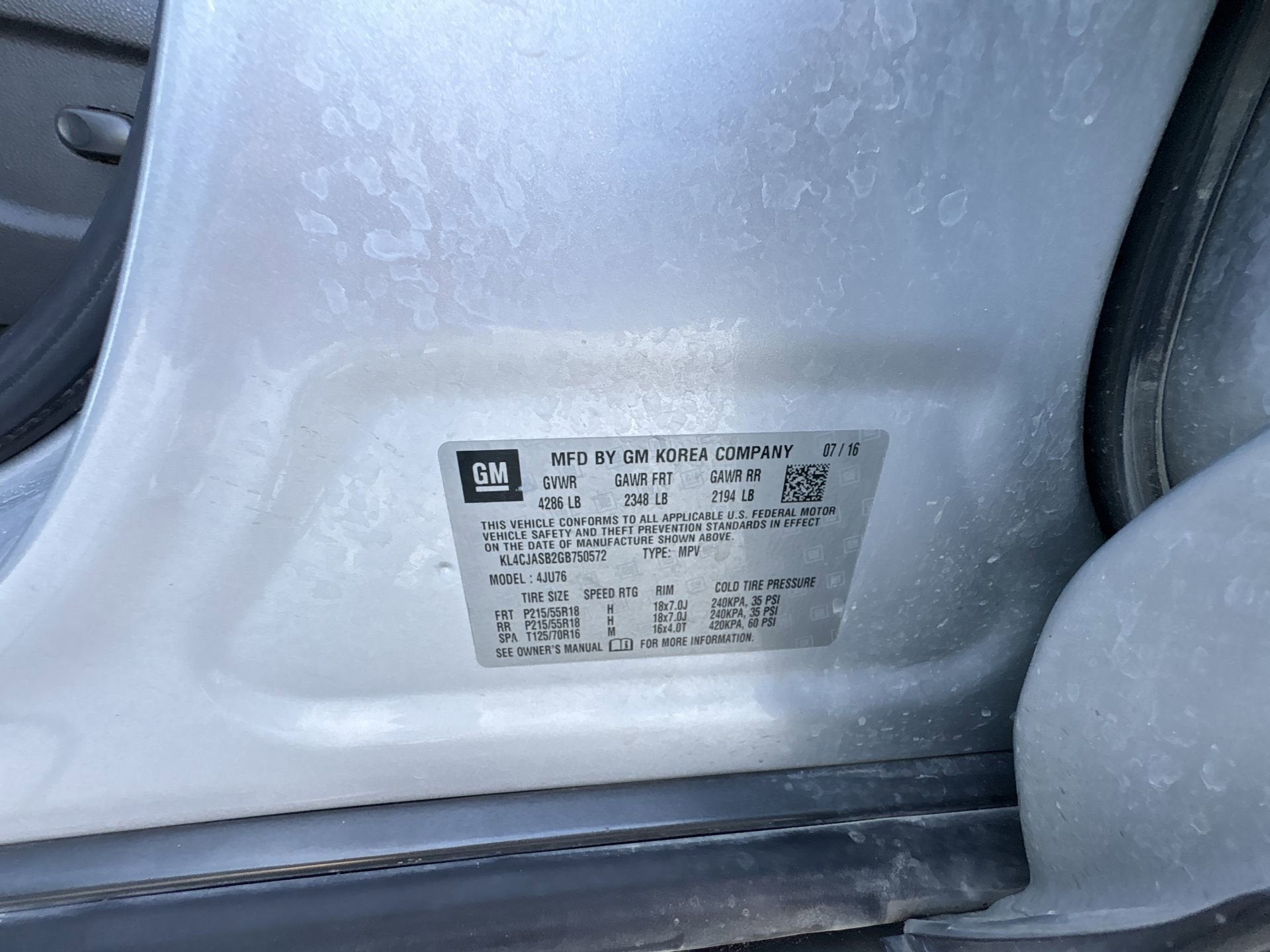 2016 Buick Encore 4DR FWD